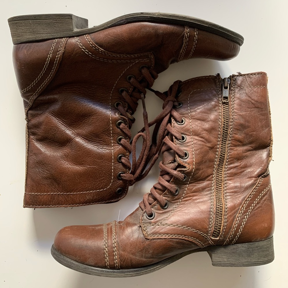 Steve Madden Combat/Moto Boots